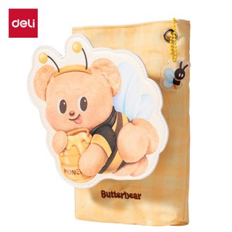 得力/deli  黄油小熊系列斜挎手机包 HY617
