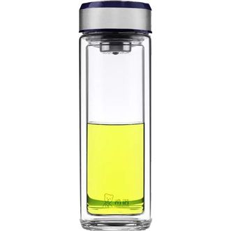 希诺（heenoor）  双层玻璃杯 XN-6711  XN-6711  深蓝色