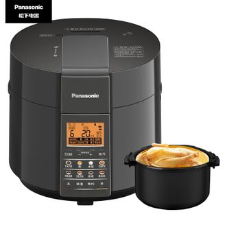 松下/Panasonic  电压力锅 电饭煲 大容量6L 多功能智能电压力锅  家用多功能无水料理大容量电饭煲