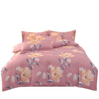 彩羊(Fazeya) 亲肤四件套 向晚 粉 200x230cm 彩羊(Fazeya) 亲肤四件套 向晚 粉 200x230cm