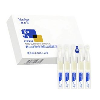 敷尔佳  清痘净肤次抛精华(中) 10支/盒 控油祛痘舒缓痘肌 净肤次抛