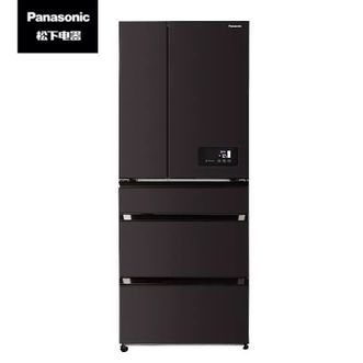 松下/Panasonic  532升家用大容量多门冰箱 不串味 变频无霜风冷NR-EE53WGB-W炫墨黑