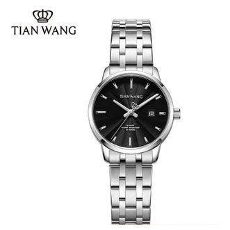 天王/Tianwang  手表 石英表 防水钢带商务 腕表 情侣手表 （女表）