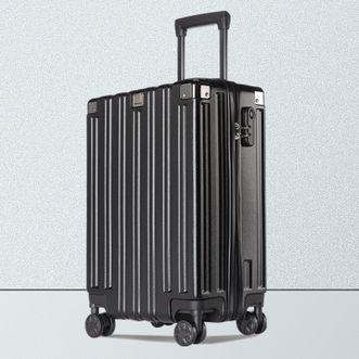 皮尔卡丹/Pierre Cardin  20英寸简约时尚行李箱拉杆箱登机箱旅行箱密码箱子 男女通用