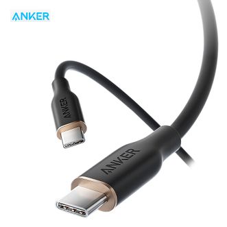 安克  240瓦硅胶亲肤数据线iPhone16手机15promax快充线PD充电器线双typec 黑色0.9米