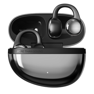 漫步者/EDIFIER  开放式蓝牙耳机 镜面流光HiFi音质无线耳麦Auro Clip 耳夹式AI实时翻译