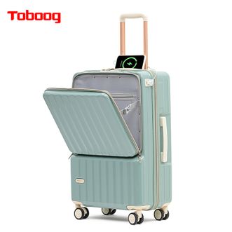 途帮Toboog  多功能开口密码行李箱万向轮拉杆箱2109款    24寸