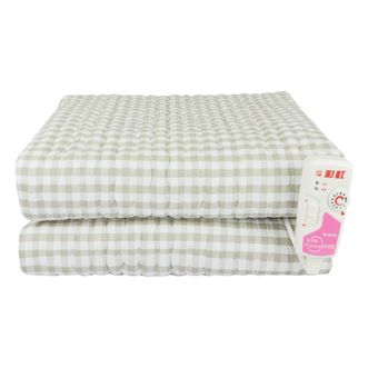 彩虹 全线路自动控温电热毯 单人纯棉 160*100cm 1503花色随机