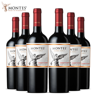 MONTES  蒙特斯经典系列750ml  赤霞珠红葡萄酒整箱装