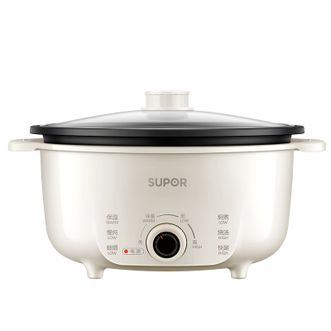苏泊尔（SUPOR）  电火锅家用不粘煎涮炖煮多功能4L大容量一体式大火力电煮锅不粘煎涮炖煮多功能料理锅 H40YK757