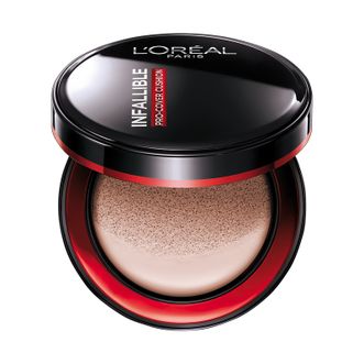 欧莱雅(LOREAL)恒放溢彩持色哑光遮瑕气垫、黑胖子气垫120#冷调象牙白14g