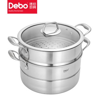 Debo  德铂汤姆二代316钢双层蒸锅26cm DB-101