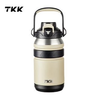 TKK  保温杯 大容量户外旅行壶男女士 1000ml【316内胆+背带】