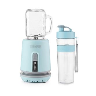 膳魔师（THERMOS）  小型便携式迷你电动多功能料理机果蔬机榨汁杯自动断电多功能果汁机 EHA-2264A-BA蓝色