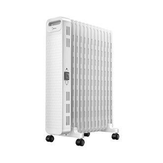 美的/Midea  取暖器 HYX22N 电暖器/电暖气片家用干衣机/轻音加湿烘衣 13片大面积劲暖节能电热油汀