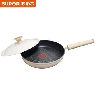 苏泊尔（SUPOR）  煎锅 轻量火红点不粘煎锅28cm高颜值家用厨房不挑炉灶锅具