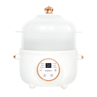 龙的/Longde  多功能电炖盅 燕窝炖 宝宝辅食1.5L精巧容量 隔水揉炖 迷你煮粥煲汤锅 LD-DG1520
