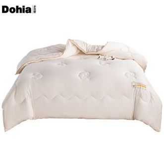 多喜爱/Dohia  柔净A类新疆棉花四季被 203*229cm 透气舒适双人被 2kg