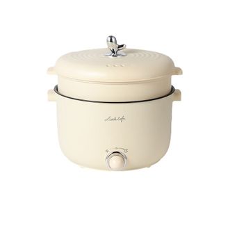 小画仙  多功能电煮锅2.5L 学生宿舍小电锅煮面神器泡面锅蒸包子电热火炖蒸煮一体锅 KDZG-1003-L