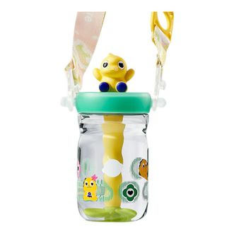 Bc Babycare  恐龙吸管水杯儿童吸管杯大宝宝直饮幼儿园小学水壶上学户外运动绿【吸管+背带】雨林绿500ml