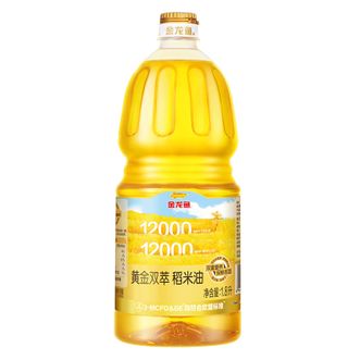 金龙鱼  黄金双萃稻米油1.8升