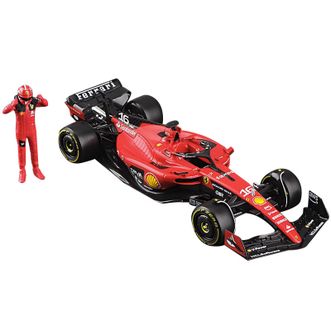 比美高  F1 法拉利 SF23  (2023) 16号 勒克莱尔 带车手人偶合金车模汽车模型
