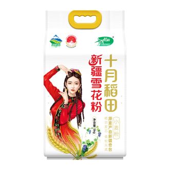 十月稻田  新疆雪花粉5kg小麦粉面条饺子粉
