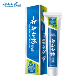云南白药  牙膏改善牙龈问题清新口气经典清爽薄荷香型牙膏100g