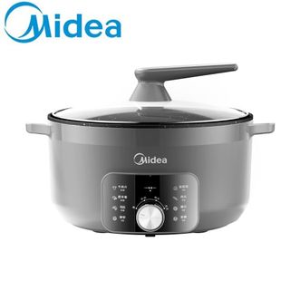美的/Midea  多功能锅6L家用电火锅旋钮调节电煮锅MC-DHE3008T