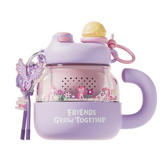 格米/GERM  小马宝莉系列云朵大肚杯-花园紫850ml 精美时尚 童趣萌真