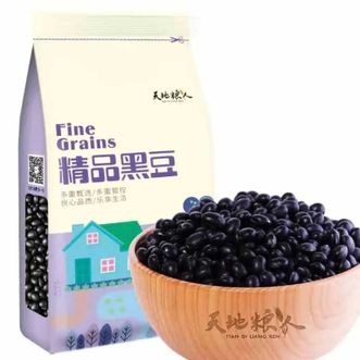 天地粮人 精品 黑豆1kg     6932500702709