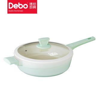 德铂（Debo）  正品 费利昂煎锅28cm家用牛排煎锅平底锅DEP899