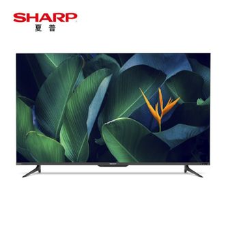 夏普/Sharp  60英寸4K超清全面屏日本原装面板HDR煌彩技术智能光控运动补偿AI液晶平板电视机 60D7DA
