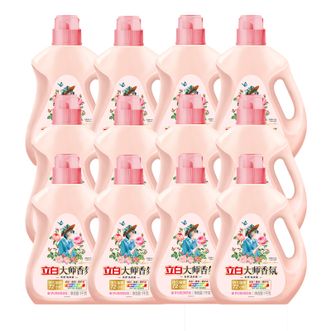 立白  大师香氛洗衣液玫瑰液1kgx12瓶整箱持久留香柔顺护衣 【整箱购24斤】  正品包邮