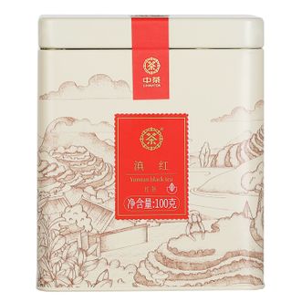 中茶   中茶茶叶滇红红茶山水罐装100g中粮茶叶
