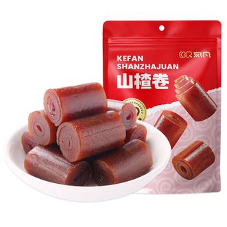 刻凡（cafine）  3袋装山楂卷酸甜可口108g/袋D