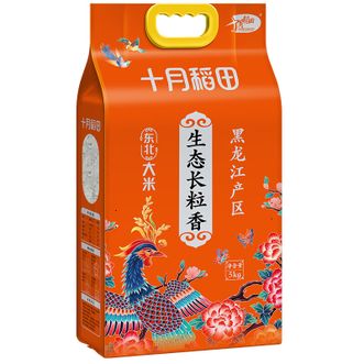 十月稻田  生态长粒香大米 东北大米 香米 10斤