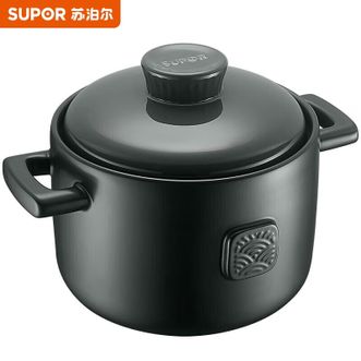 苏泊尔（SUPOR）  怀石系列陶瓷煲4.5L容量砂锅煲汤熬药煮粥焖饭炖锅养生汤锅大肚煲仅限明火用TB-45RA1