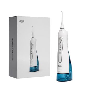 拜尔（BAIR）  电动冲牙器300ml大水箱超细声波脉冲水流洗牙器水牙线配5个喷嘴
