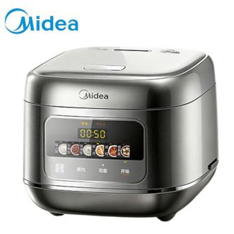 美的/Midea  电饭煲0涂层电饭锅4升316L母婴级不锈钢内胆3-4人家用多功能微压智能电饭煲RE487S