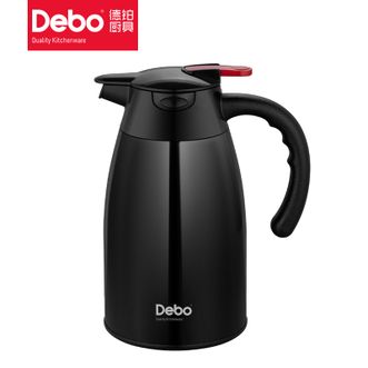 德铂Debo 欧文304不锈钢保温壶热水壶DEP-863 黑色 