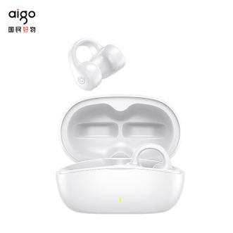 aigo  蓝牙耳机  开放式不入耳耳机  运动骑行跑步通话耳机  TX02  白色