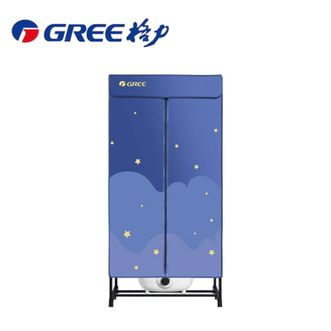 格力/Gree  干衣机 家用布罩类小型暖风 双层烘干衣柜式 等离子除菌 1600W速干GN01-X6016