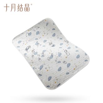 十月结晶  针织印花隔尿垫SH1210云朵（70cm*120cm）