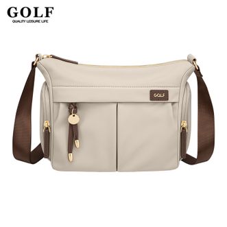 高尔夫/Golf  单肩斜挎包女帆布包包女包大容量通勤百搭女士包包防泼水手机包 GBB32943