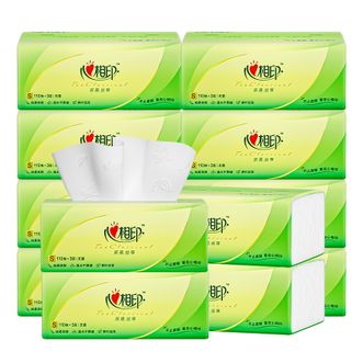 心相印  柔软亲肤吸水性强抽纸茶语丝享3层纸抽厚实面巾纸