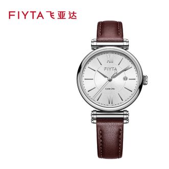 飞亚达/Fiyta  商场同款丨印系列 石英表 复古简约骑行元素 情侣款 【锆月白】女款 L850017.WWK（只）