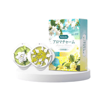 kinbata  石膏香薰片室内持久家用高级衣柜专用香薰片2片装栀子花+桂花 K-223