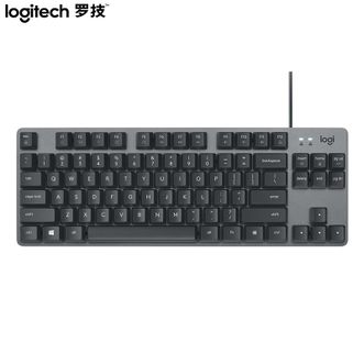 罗技（Logitech）K835机械键盘有线键盘游戏办公键盘84键黑色TTC轴青轴