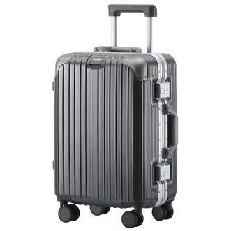 Elle  20寸铝框PC箱 多功能商务旅行箱 结实耐用 ELDL5545-20  石墨灰/银色/北极蓝